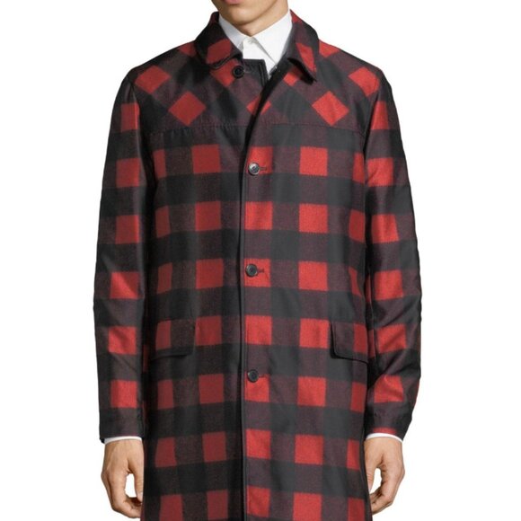 BNWT AW17 DRIES VAN NOTEN RANDY REVERSIBLE CHECKED COAT 52 - Picture 1 of 16
